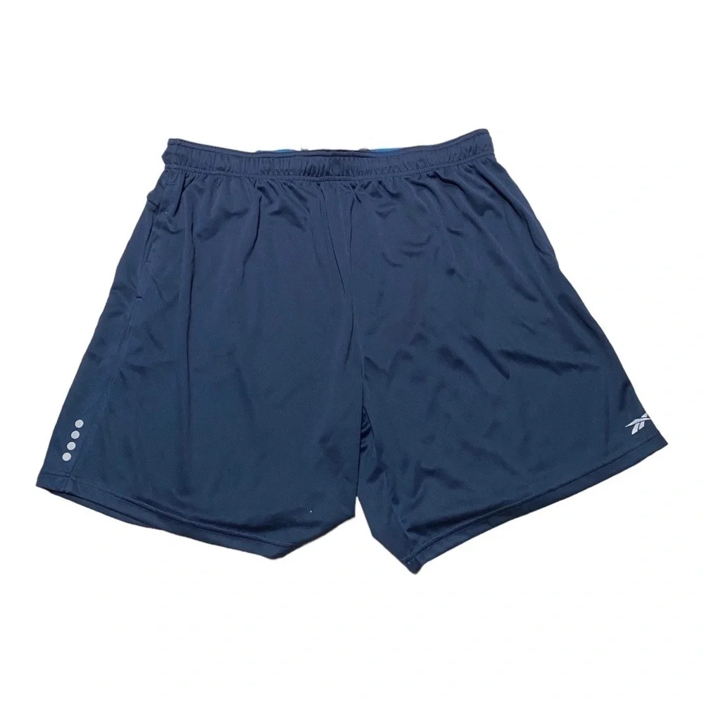 Reebok Men’s Birds Eye Mesh Short Speedwick Dress Blues Size XXL